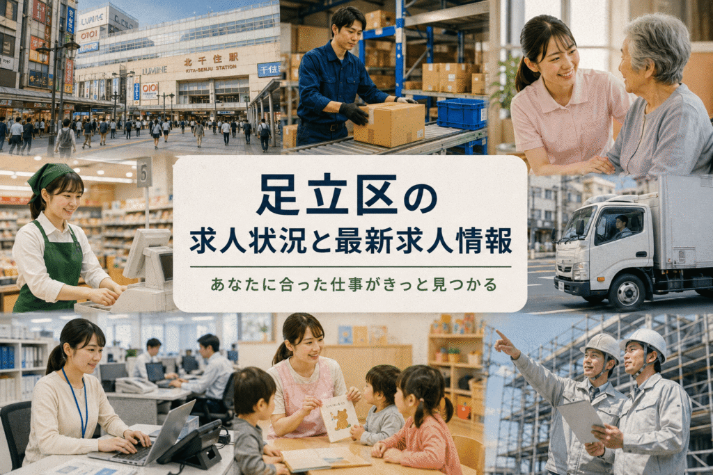 足立区の求人状況と最新求人情報