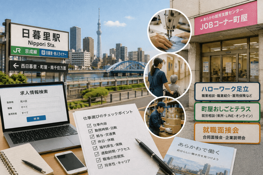 荒川区の最新求人状況と失敗しない仕事選び