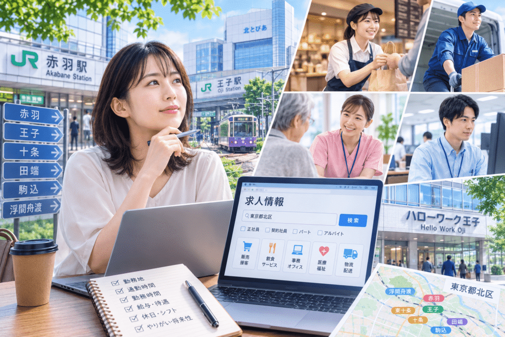 東京都北区の求人状況と失敗しない仕事選び