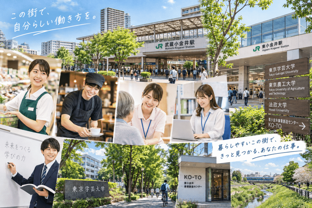 小金井市の求人状況と仕事選びのコツ