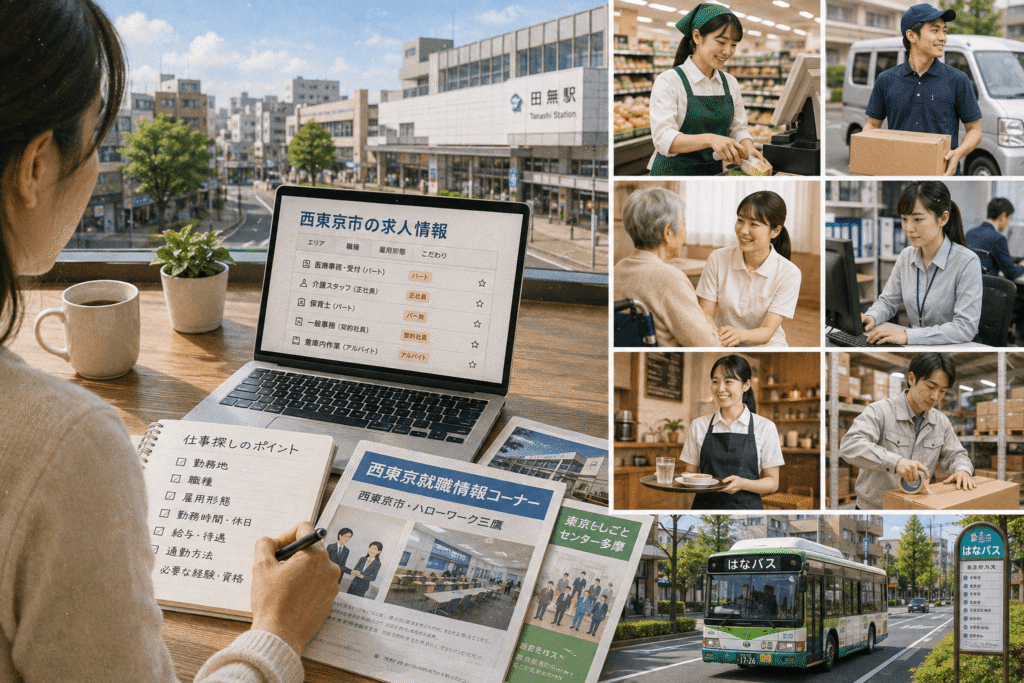 西東京市の求人状況から考える仕事の探し方