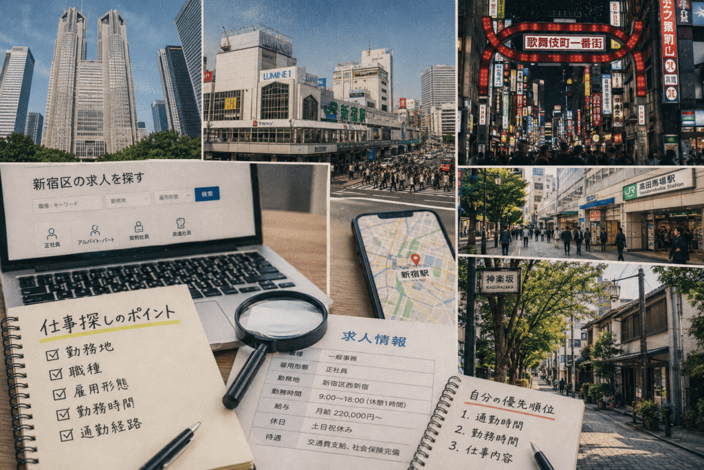 新宿区の求人状況と仕事選びのポイント