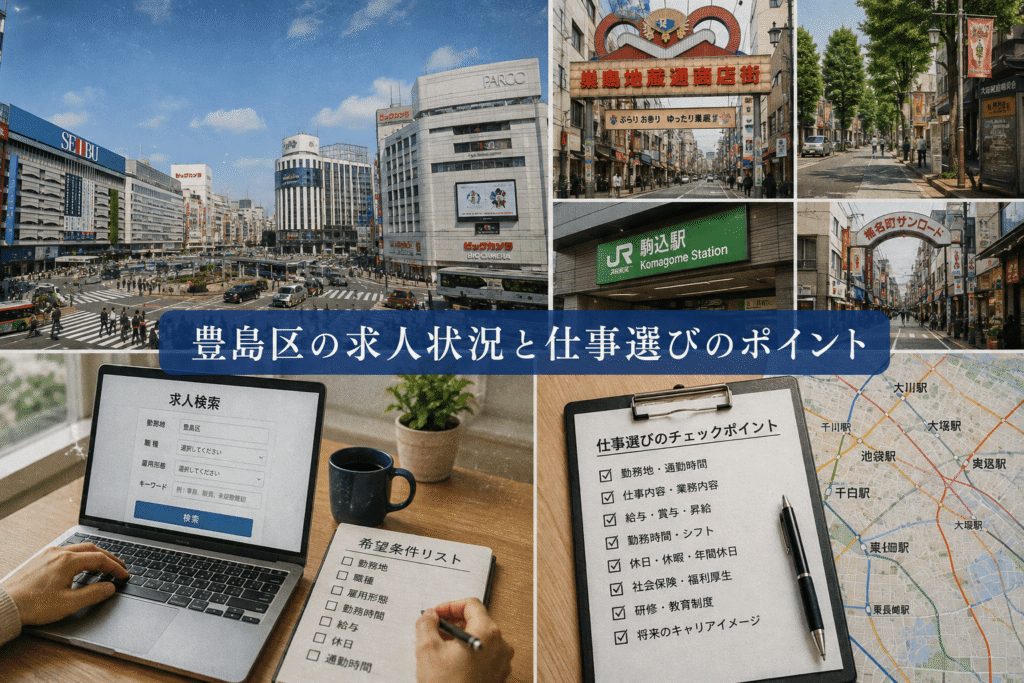 豊島区の求人状況と仕事選びのポイント