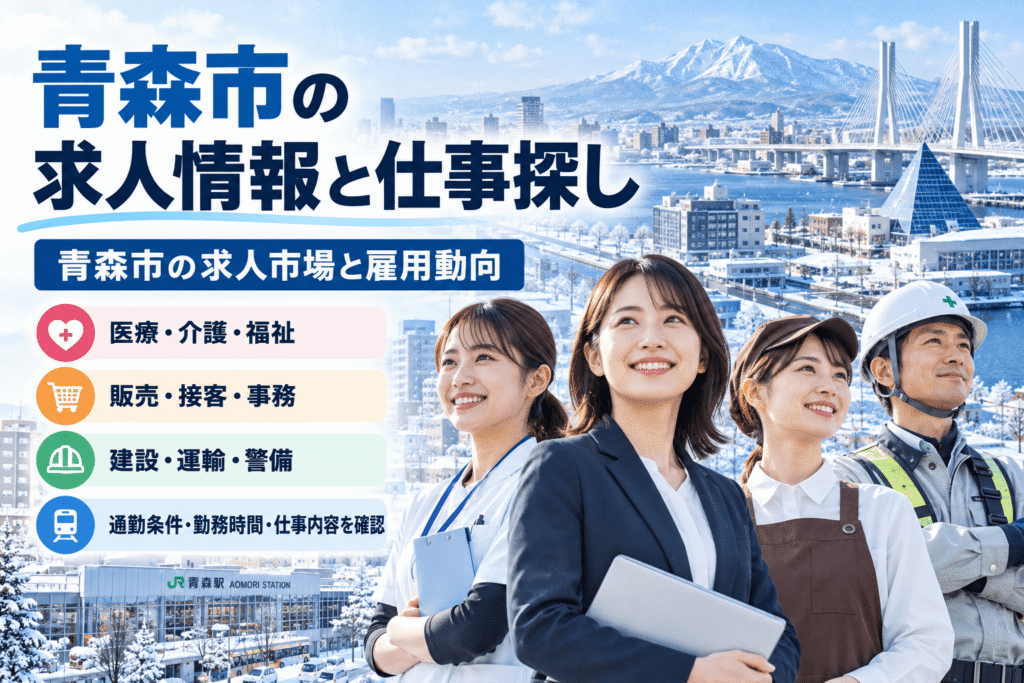 青森市の求人情報と仕事探し