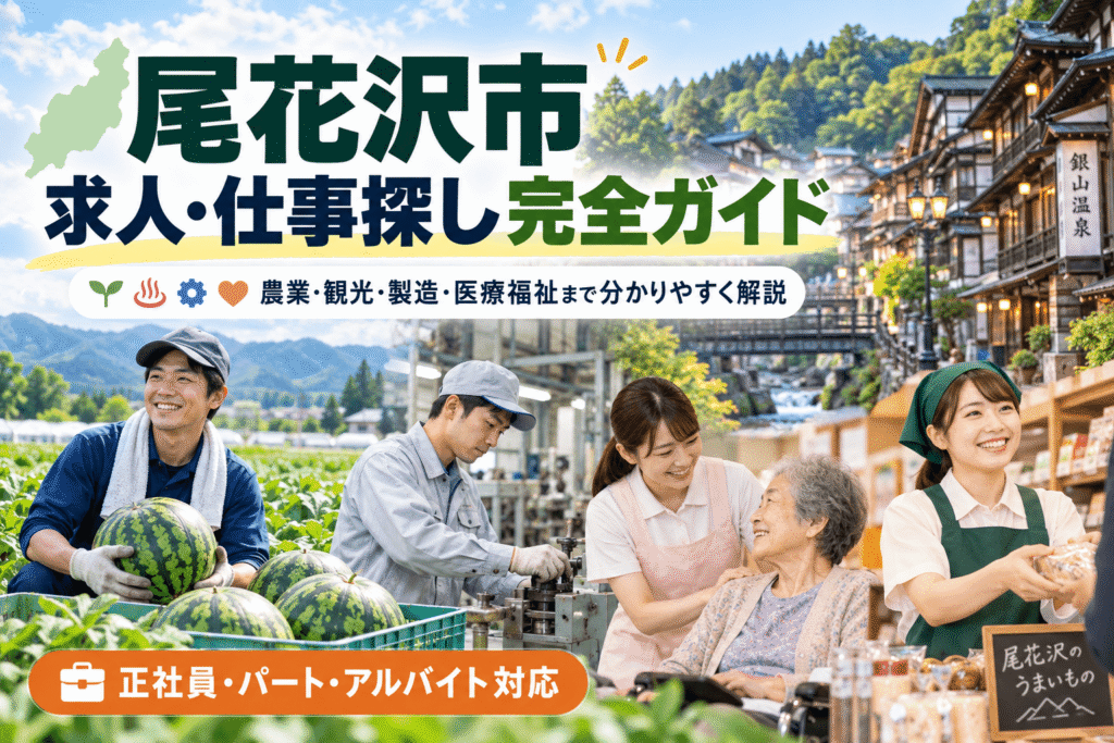 尾花沢市求人・仕事探し完全ガイド