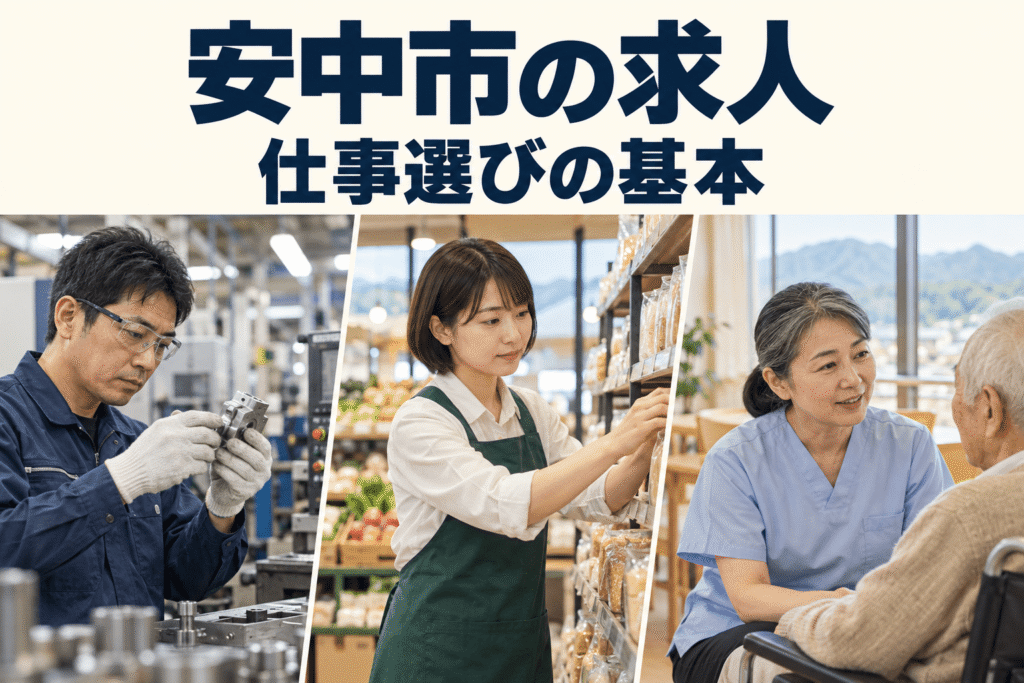 安中市の求人と仕事選びの基本