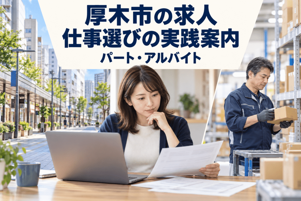 厚木市の求人と仕事選びの実践案内