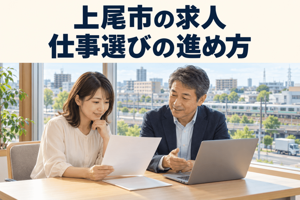 上尾市の求人と仕事選びの進め方